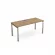 Стол рабочий, прямолинейный GLOSS LINE НСР-П.005.1 Teakwood Стол рабочий, прямолинейный GLOSS LINE НСР-П.005.1 Teakwood_219066