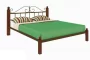 Кровать Диана Lux 1600х1900 Коричневая Кровать Диана Lux 1600х1900 Коричневая_133452