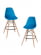 Стул барный DOBRIN DSW BAR (ножки светлый бук, цвет сиденья голубой (BE-02)) 2 шт_3636931