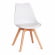 Стул TULIP (mod. 73-1) дерево/пластик/экокожа, 47,5x55x80 см, белый Стул TULIP (mod. 73-1) дерево/пластик/экокожа, 47,5x55x80 см, белый_416373