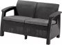 Диван двухместный Corfu Love Seat Черный Диван двухместный Corfu Love Seat Черный_51805
