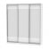 Шкаф-купе B-220х200х60-3(Белый-D10D10D10)_358659