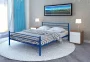 Кровать Милана Plus 1400х2000 Синяя Кровать Милана Plus 1400х2000 Синяя_140845