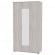 Шкаф распашный Алиса (H5_M2) 2230х1200х540 с торцевой ручкой (ЯШС)_354287