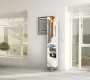 Зеркальный поворотный шкаф с принтом Зум Шелф Арт Молочный дуб Зеркальный поворотный шкаф с принтом Зум Шелф Арт Молочный дуб_115042