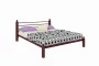 Кровать Милана Lux 1400х2000 Коричневая Кровать Милана Lux 1400х2000 Коричневая_139872