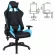 Кресло компьютерное BRABIX BRABIX GT Master GM-110 Черный-голубой Кресло компьютерное BRABIX BRABIX GT Master GM-110 Черный-голубой_172806