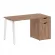 Стол письменный HOME OFFICE VR.SP-3-138.1.A Дуб Табак/Белый металл_229577