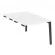 Стол-приставка двойной к опорным элементам ONIX WOOD OW.D.SPR-1.8 Белый Бриллиант/Темный_214577