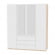 Шкаф распашный R-198х180х45-3-TR-M(ДСС-Белый)_351836