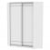 Шкаф-купе YA-198х1250-2(Белый-D1D1)_359166