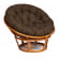 Кресло PAPASAN 23/01 W /с подушкой/ диаметр подушки 125 см, 115х101х104 см, Cognac (коньяк), ткань Коричневый, 3М7-147 Кресло PAPASAN 23/01 W /с подушкой/ диаметр подушки 125 см, 115х101х104 см, Cognac (коньяк), ткань Коричневый, 3М7-147_570731
