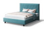 Кровать СОФИЯ 2000*1800мм (на опорах), велюр NEO 22 (бирюзовый), (б/основания, б/матраса)_873367