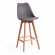 Стул барный TULIP BAR (mod. C1014H-1) пластик/дерево, 42 х 47,5 х 104 см, Grey (серый) 92717 / натуральный Стул барный TULIP BAR (mod. C1014H-1) пластик/дерево, 42 х 47,5 х 104 см, Grey (серый) 92717 / натуральный_947345