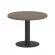 Стол журнальный круглый HOME OFFICE VR.SP-5-60.1G Вяз Благородный/Антрацит металл_230041