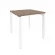 Стол рабочий на П-образном м/к ONIX O.MP-SP-0.8 Дуб Аризона/Белый_239971