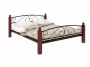 Кровать Вероника Lux Plus 1600х1900 Коричневая Кровать Вероника Lux Plus 1600х1900 Коричневая_133185