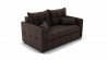 Диван Палермо (ЗР) Цвет фасада: Коричневый; Тип: Прямой; Материал фасада: Металл/Велюр_888173