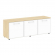Тумба модульная Ялта LT.TS-3.5 white Акация Лорка/Стекло White 1642*450*580_3881392