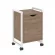 Тумба на колесных опорах с распашным фасадом LOFT VR.L-T2.K Металл белый Дуб Аризона_226928