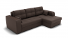 Диван Сенатор-3 НПБ угол левый/правый (ЗР) Цвет фасада: Коричневый; Тип: Левый/правый; Материал фасада: Металл/Велюр_891141