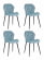 Стул Эдвин велюр пыльно-голубой 4 шт_2321186