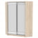 Шкаф-купе YA-198х1250-4(ДСС-Белый-D2D2)_359560