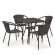 Комплект плетеной мебели T282BNT/Y137C-W53 Brown 4Pcs Комплект плетеной мебели T282BNT/Y137C-W53 Brown 4Pcs_155056