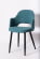 Стул К14 black Бирюза (РС-29\ч)_290938