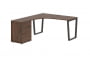 Стол эргономичный с тумбой левый EDIS EVCET 1518 L Дуб Денвер темный Мокко_3638047
