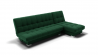 Диван Хьюстон-2 угол левый/правый (ЗР) Цвет фасада: Зеленый; Тип: Левый/правый; Материал фасада: Металл/Велюр_897029