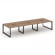 Стайл Проджект Рабочая станция двухсторонняя SN-59O.DRS-073 Дуб Табак/Металл Черный/Черный Заглушка _3857426