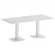 Стол прямоугольный HOME OFFICE VR.SP-5-180.2 Белый/Белый металл_230349