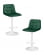 Стул барный DOBRIN TAILOR WHITE (зеленый велюр (MJ9-88)) 2 шт_3636575