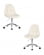 Офисное кресло для персонала DOBRIN MONTY (кремовый) 2 шт_3636804