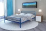 Кровать Милана Plus 1200х2000 Синяя Кровать Милана Plus 1200х2000 Синяя_140843