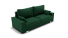 Диван Мартин-1 (ЗР) Цвет фасада: Зеленый; Тип: Прямой; Материал фасада: Металл/Велюр_867599