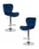 Стул барный DOBRIN BARNY (синий велюр (MJ9-117)) 2 шт_3636627