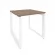 Стол рабочий на О-образном м/к ONIX O.MO-SP-0.8 Дуб Аризона/Белый_241575