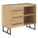 Тумба LOFTIS LSC-3D Дуб Бофорд/Черный Тумба LOFTIS LSC-3D Дуб Бофорд/Черный_280025