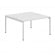 Стол двойной XTEN-S XWST 1414 Белый/белый_424011