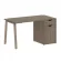 Стол письменный HOME OFFICE VR.SP-3-138.1.A Вяз Благородный/Мокко металл_228656