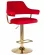 Стул барный DOBRIN CHARLY GOLD Красный велюр MJ9-45 Стул барный DOBRIN CHARLY GOLD Красный велюр MJ9-45_266774