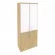Шкаф высокий широкий ONIX O.ST-1.2R white Тиквуд Светлый Шкаф высокий широкий ONIX O.ST-1.2R white Тиквуд Светлый_254731
