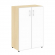 Шкаф Ялта LT.ST-2.4 R white Акация Лорка/Стекло White 800*450*1195_3881391