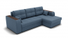 Диван Сенатор-3 НПБ угол левый/правый (ЗР) Цвет фасада: Голубой; Тип: Левый/правый; Материал фасада: Металл/Велюр_891136