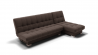 Диван Хьюстон-2 угол левый/правый (ЗР) Цвет фасада: Коричневый; Тип: Левый/правый; Материал фасада: Металл/Велюр_897036