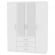 Шкаф распашный R-230х180х45-3-M(Белый)_351325