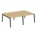 Рабочая станция ONIX WOOD OW.D.RS-4.2.8 Тиквуд Светлый/Темный Рабочая станция ONIX WOOD OW.D.RS-4.2.8 Тиквуд Светлый/Темный_202103