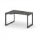 Стайл Проджект Стол рабочий эргономичный SN-59O.SPA-011(L) Антрацит/Металл Антрацит/Черный Заглушка _3859683
